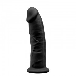 Realistyczne czarne dildo z przyssawką Silexd 22,8cm