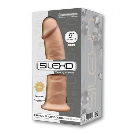Realistyczne cieliste dildo z przyssawką Silexd 22,8cm