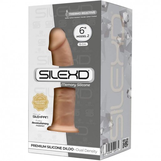 Realistyczne cieliste dildo z przyssawką Silexd 15cm