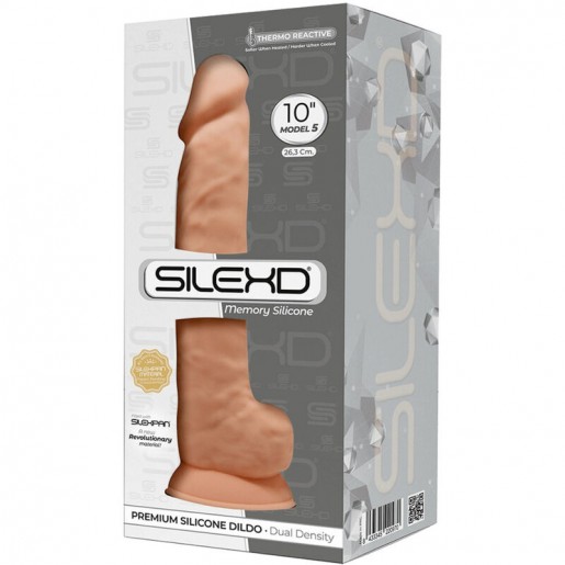 Realistyczne cieliste dildo z przyssawką Silexd 26,6cm