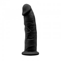 Realistyczne czarne dildo z przyssawką Silexd 15cm