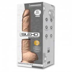 Realistyczne cieliste dildo z przyssawką Silexd 38cm