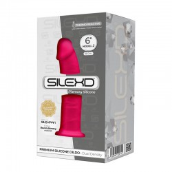 Realistyczne różowe dildo z przyssawką Silexd 15cm