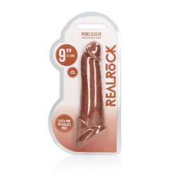 Karmelowa nakładka na penisa RealRock 23cm