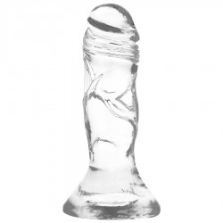 Przeźroczyste dildo z przyssawką XRay 12cm