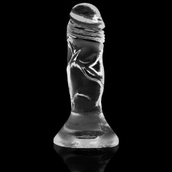 Przeźroczyste dildo z przyssawką XRay 12cm