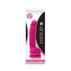 Dildo dwuwarstwowe Colours 17,5 cm róż