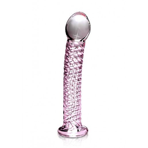 Szklane dildo Icicles nr 53 różowe