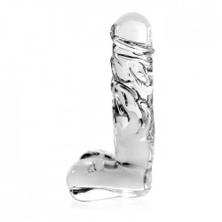 Realistyczne szklane dildo Icicles nr 40