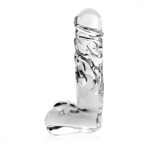 Realistyczne szklane dildo Icicles nr 40