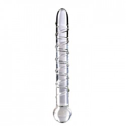 Szklane dildo Icicles nr 1 przeźroczyste