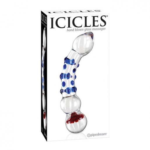 Szklane dildo Icicles nr 18