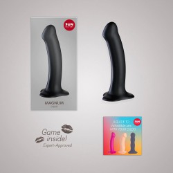 Czarne dildo z przyssawką FUN FACTORY Magnum