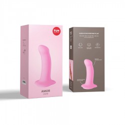 Dildo z przyssawką FUN FACTORY Amor cukierkowy różowy