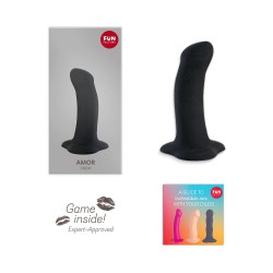 Dildo z przyssawką FUN FACTORY Amor czarne