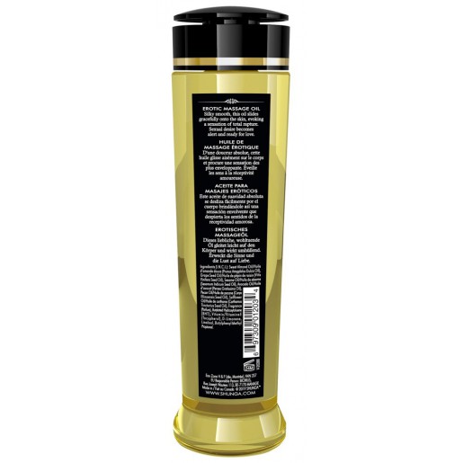 Brzoskwiniowy olejek do masażu erotycznego Shunga 240ml