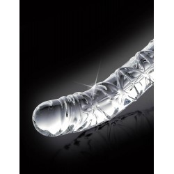 Przeźroczyste szklane dildo Icicles nr 60