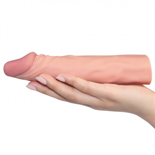 Cielista nakładka na penisa Lovetoy Pleasure X-Tender 18,5cm