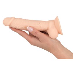 Realistyczne cieliste dildo z przyssawką Silexd 17,6cm