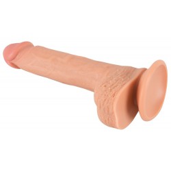 Cieliste dildo z przyssawką Realistixxx 21,7cm