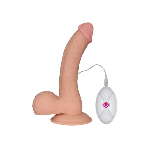 Dildo LOVETOY The Ultra Soft Dude z wibracjami