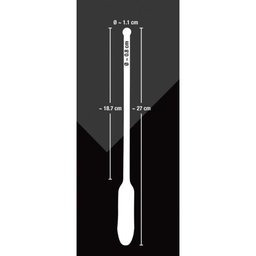 Długi silikonowy dilator z wibracjami You2Toys