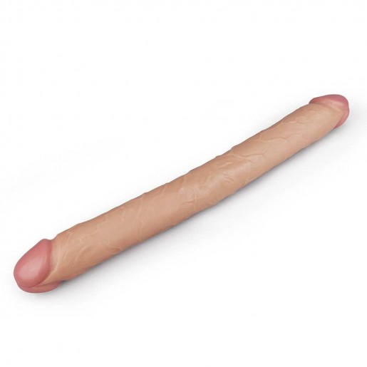 Dwustronne cieliste dildo Lovetoy