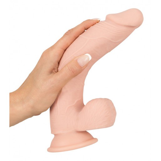 Dildo Nature Skin z przyssawką w kolorze cielistym