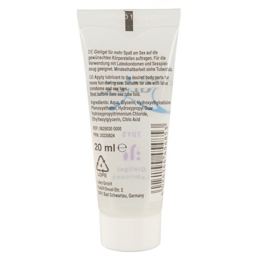 Lubrykant na bazie wody Just Glide Toys 20ml