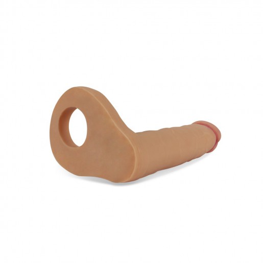 Dildo analne z pierścieniem na penisa Lovetoy 15,6cm