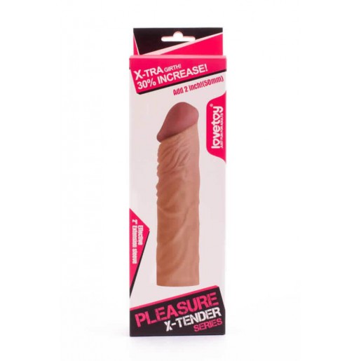 Cielista nakładka na penisa Pleasure X-Tender Lovetoy 19,5cm