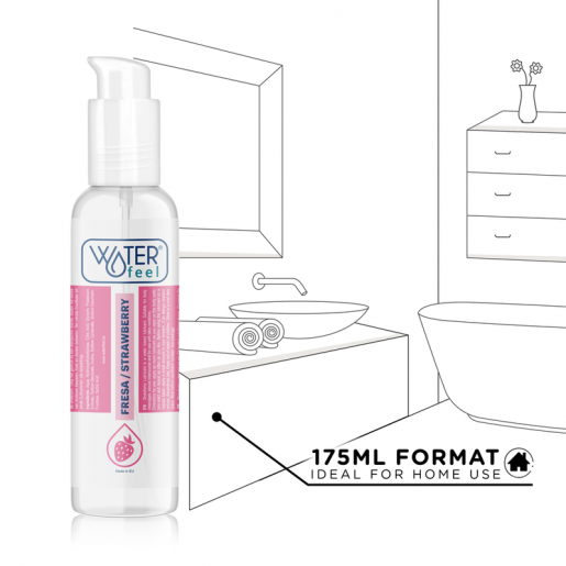 Lubrykant wodny o smaku truskawkowym Waterfeel 175ml