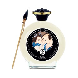 Jadalna farba do ciała o smaku wanilii i czekolady Shunga 100ml