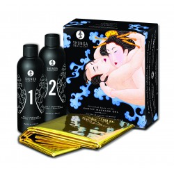 Zestaw do masażu body to body owoce tropikalne Shunga 2x250ml