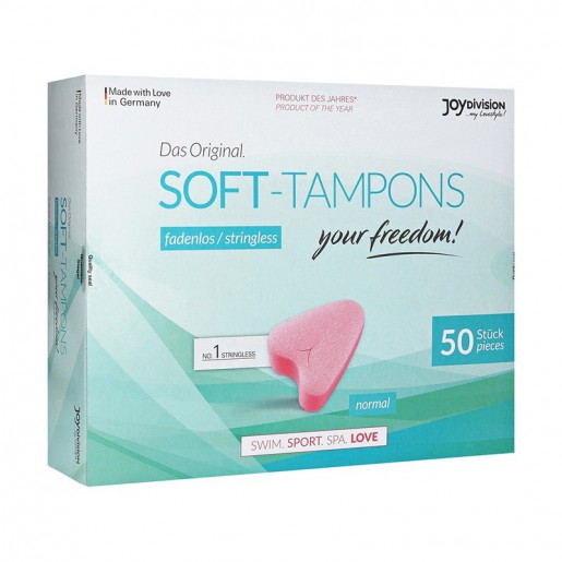 Miękkie tampony bez sznurka Soft-Tampons normal 50 sztuk