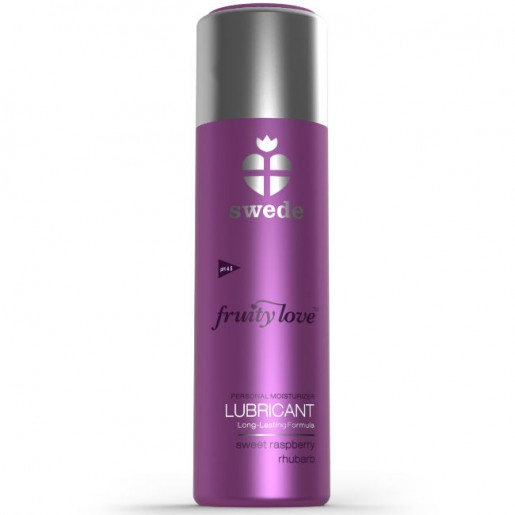 Lubrykant o smaku maliny i rabarbaru Swede 50ml