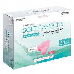 Miękkie tampony bez sznurka Soft-Tampons mini 50 sztuk