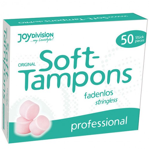 Miękkie tampony bez sznurka Soft-Tampons Professional normal 50 sztuk