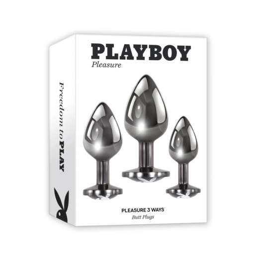 Zestaw progresywnych korków analnych Playboy