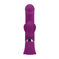 Fioletowy wibrator punktu G z funkcją stukania Pleasure Tap That Playboy