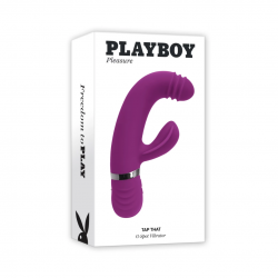 Fioletowy wibrator punktu G z funkcją stukania Pleasure Tap That Playboy