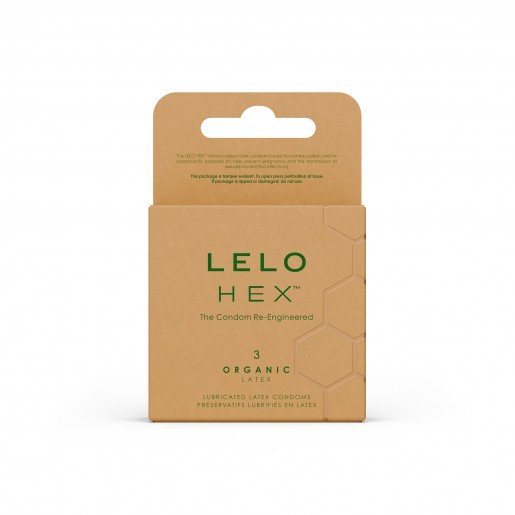 Organiczne prezerwatywy LELO HEX ORGANIC 3 sztuki