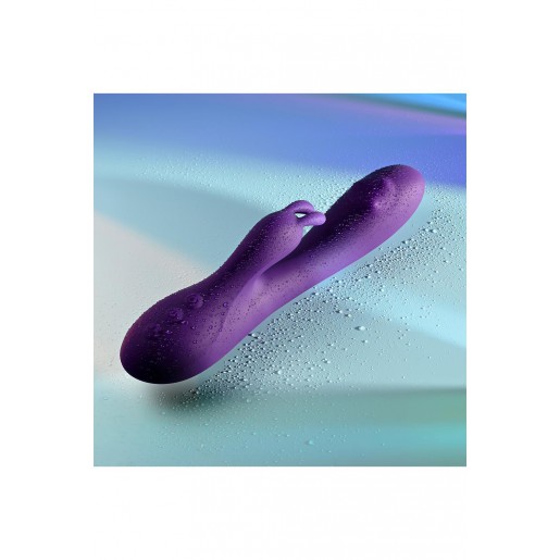 Fioletowy wibrator z funkcją rotacji Evolved On Repeat Playboy