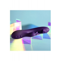 Fioletowy wibrator z funkcją rotacji Evolved On Repeat Playboy