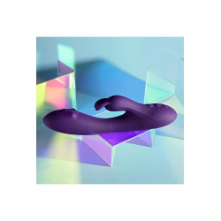 Fioletowy wibrator z funkcją rotacji Evolved On Repeat Playboy