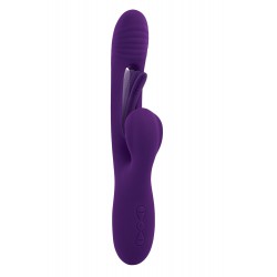 Fioletowy wibrator króliczek z pulsacją Evolved The Thrill Playboy