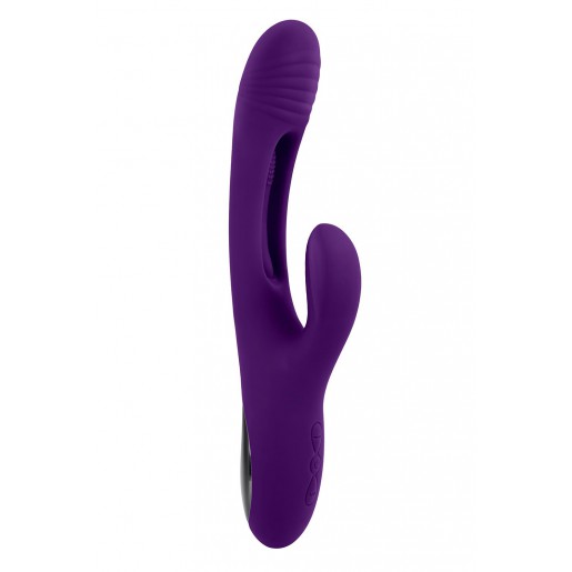 Fioletowy wibrator króliczek z pulsacją Evolved The Thrill Playboy