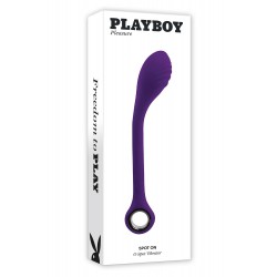 Fioletowy wibrator punktu G Pleasure Spot On Playboy