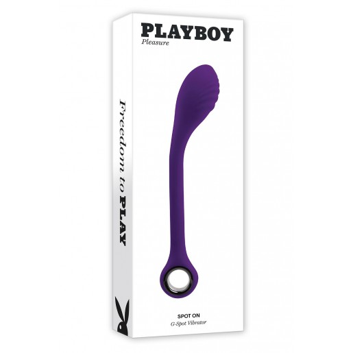 Fioletowy wibrator punktu G Pleasure Spot On Playboy