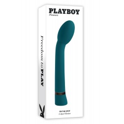 Zielony wibrator punktu G Pleasure On the Spot Playboy